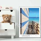 Affiche Gruissan Cabane de Plage