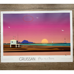 Affiche Gruissan Plage des Chalets | Imparfaite 50x70 cm