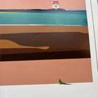 Affiche Gruissan Plage des Chalets | Imparfaite 50x70 cm