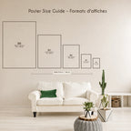 Comparatif formats affiche 21x30, 30x42, 50x70 cm – Foliove
