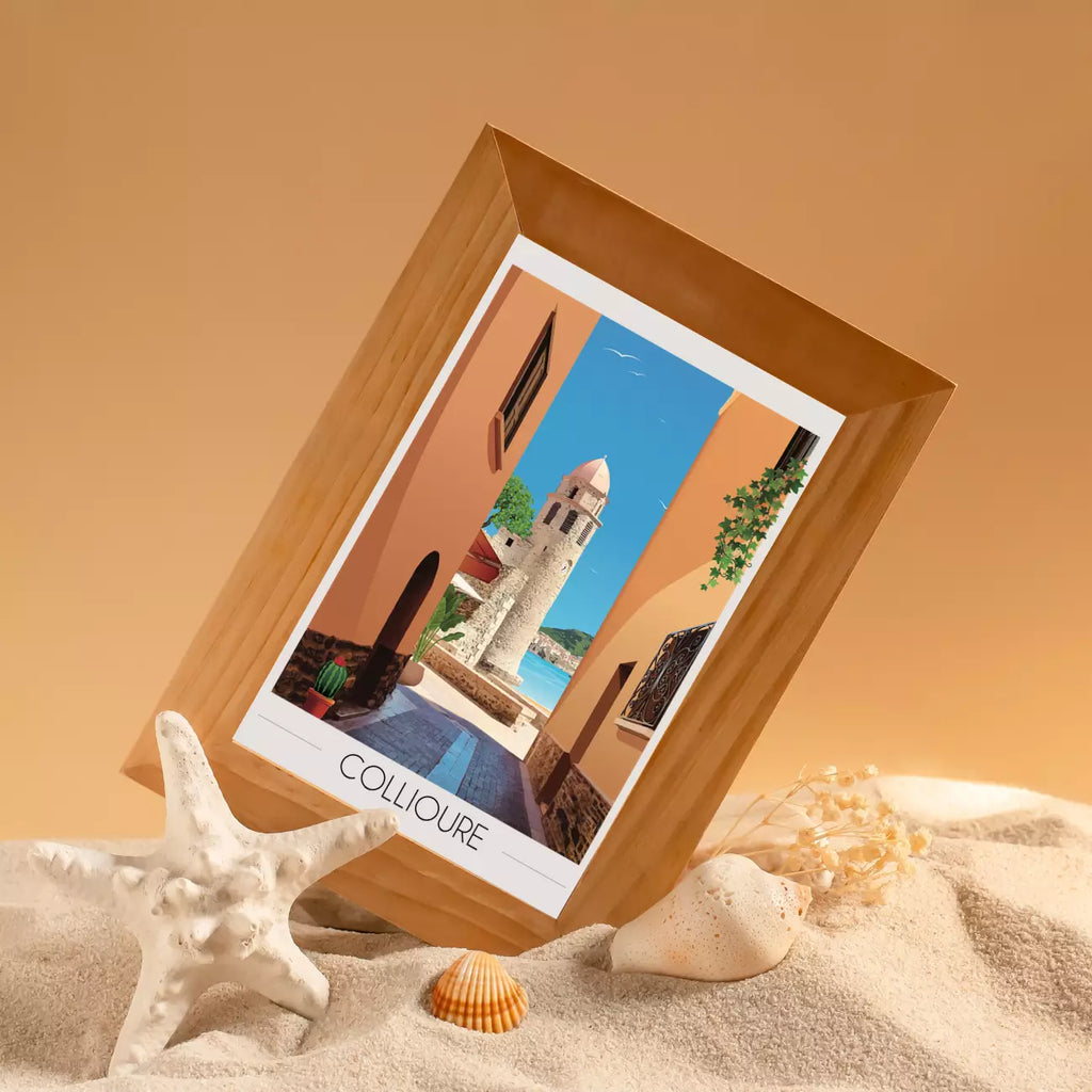 Carte postale Clocher de Collioure