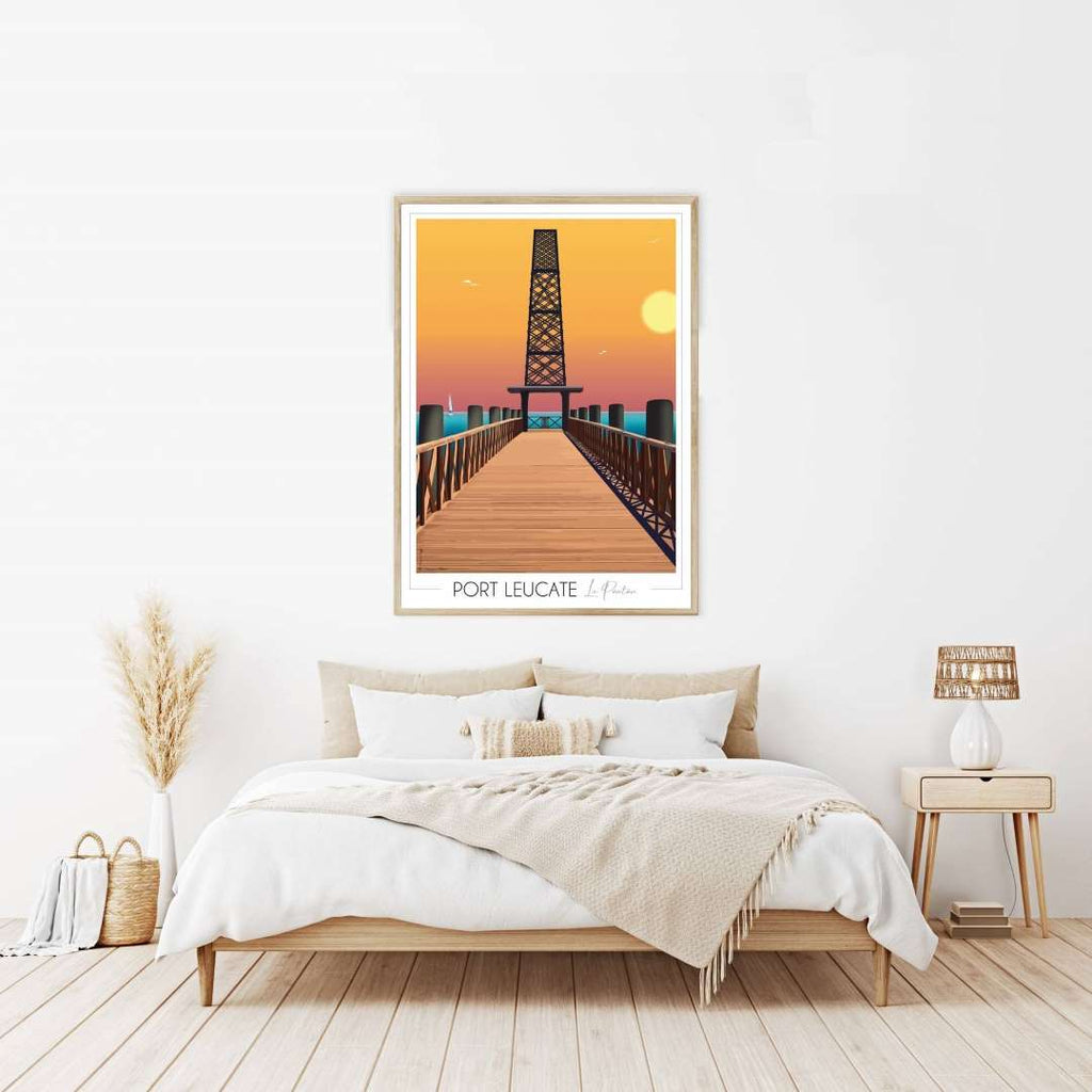Affiche Port Leucate Ponton