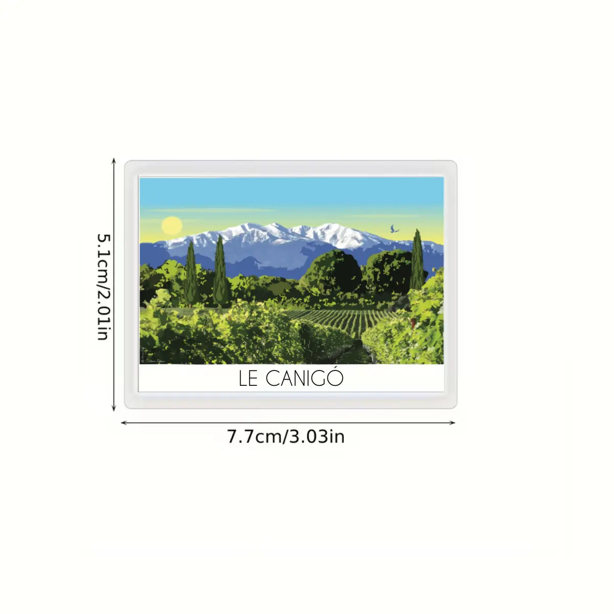 Magnet Canigó enneigé
