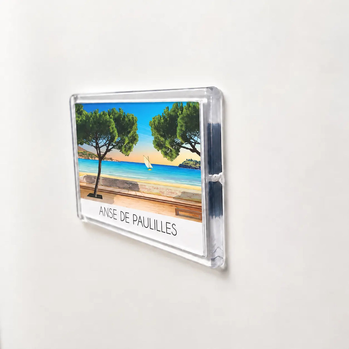 Aimant pour frigo Anse de Paulilles vue de profil