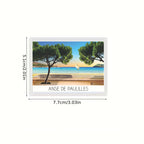 Dimensions Aimant pour frigo Anse de Paulilles