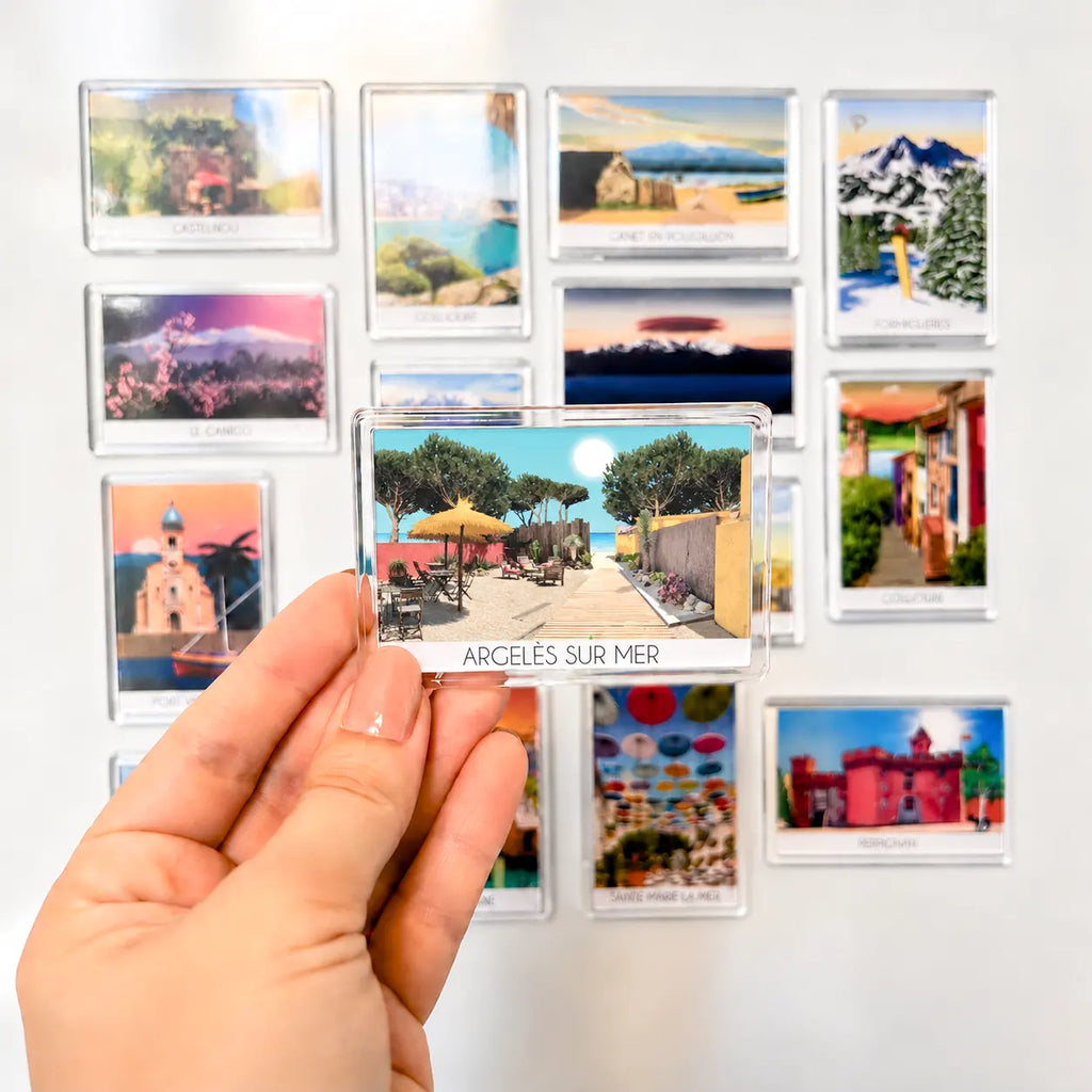Aimant pour frigo souvenir Argeles sur mer