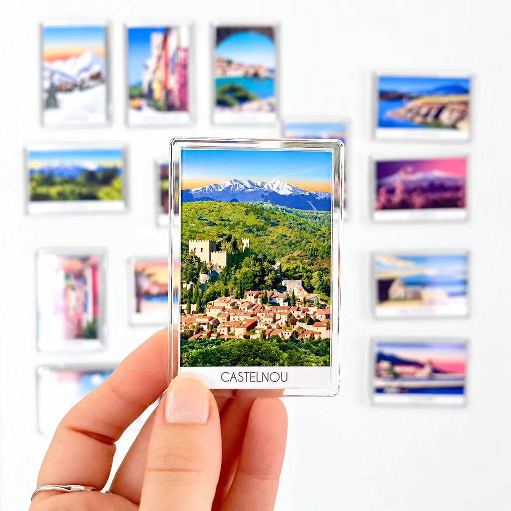 Aimant pour frigo souvenir Castelnou