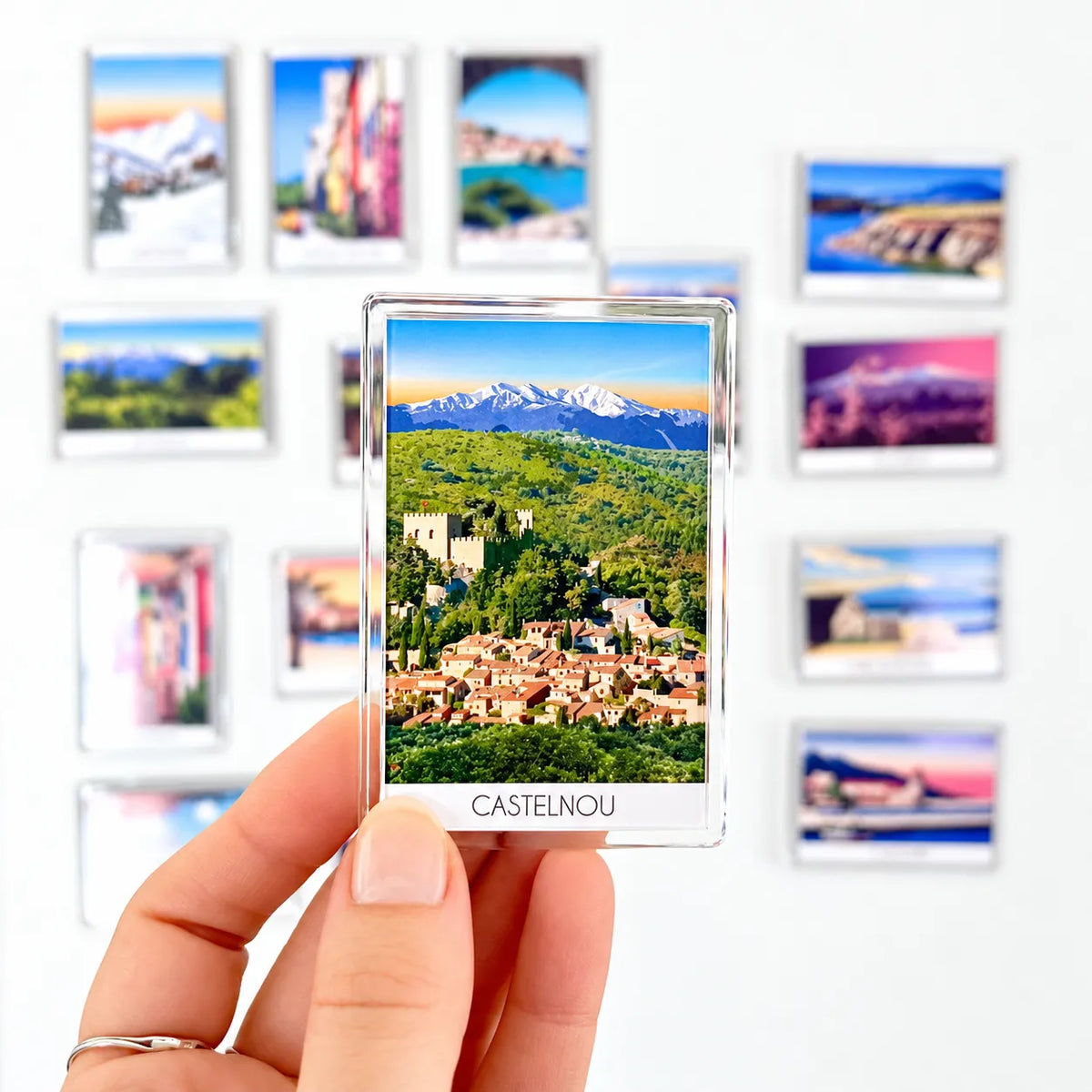 Aimant pour frigo souvenir Castelnou