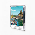 aimant pour frigo collioure chateau vue de profil