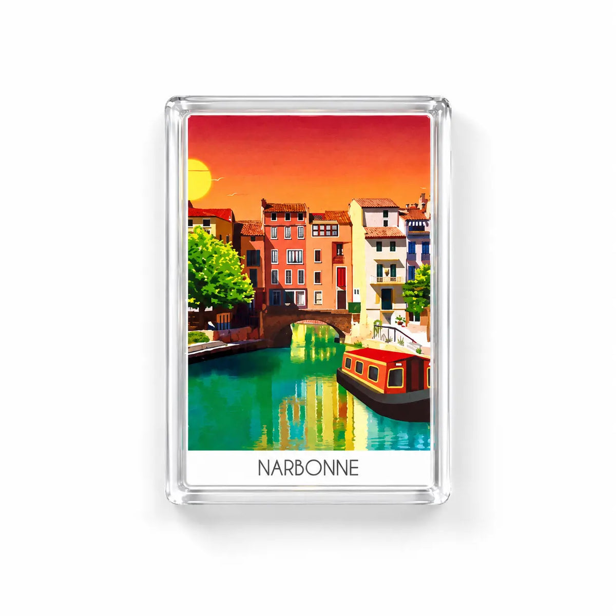 Narbonne Pont des Marchands Magnet