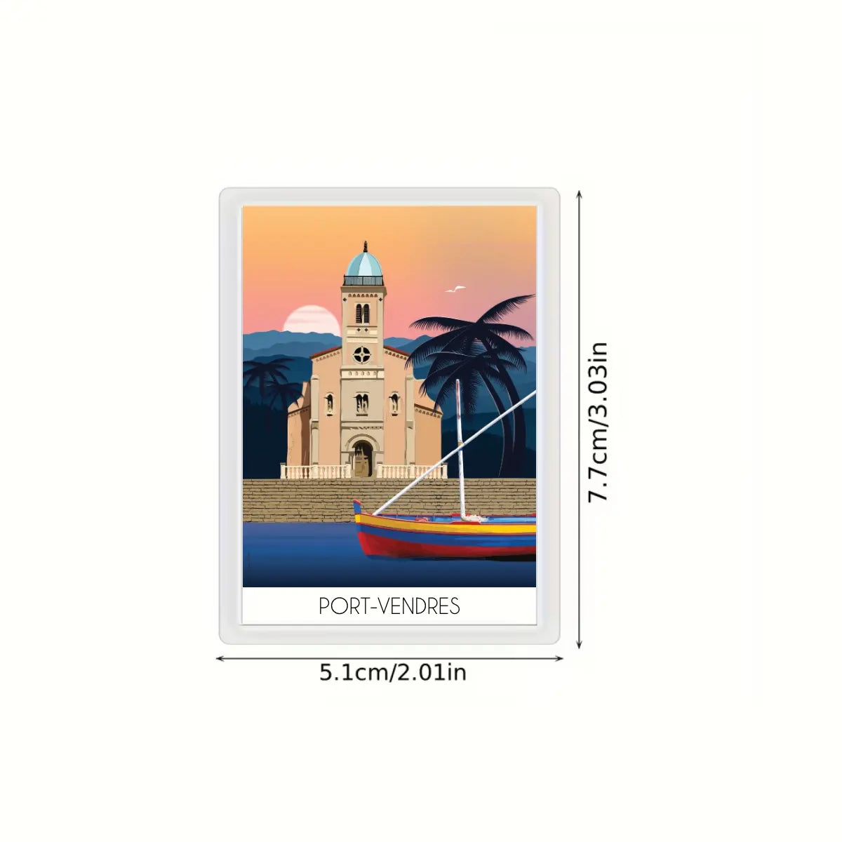 Magnet Port-Vendres Kirche