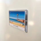 Aimant frigo Port Vendres Phare de la jetée vue de profil