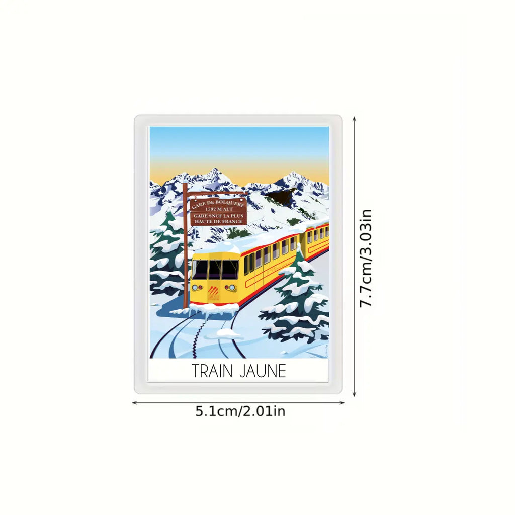 dimensions aimant frigo train jaune 