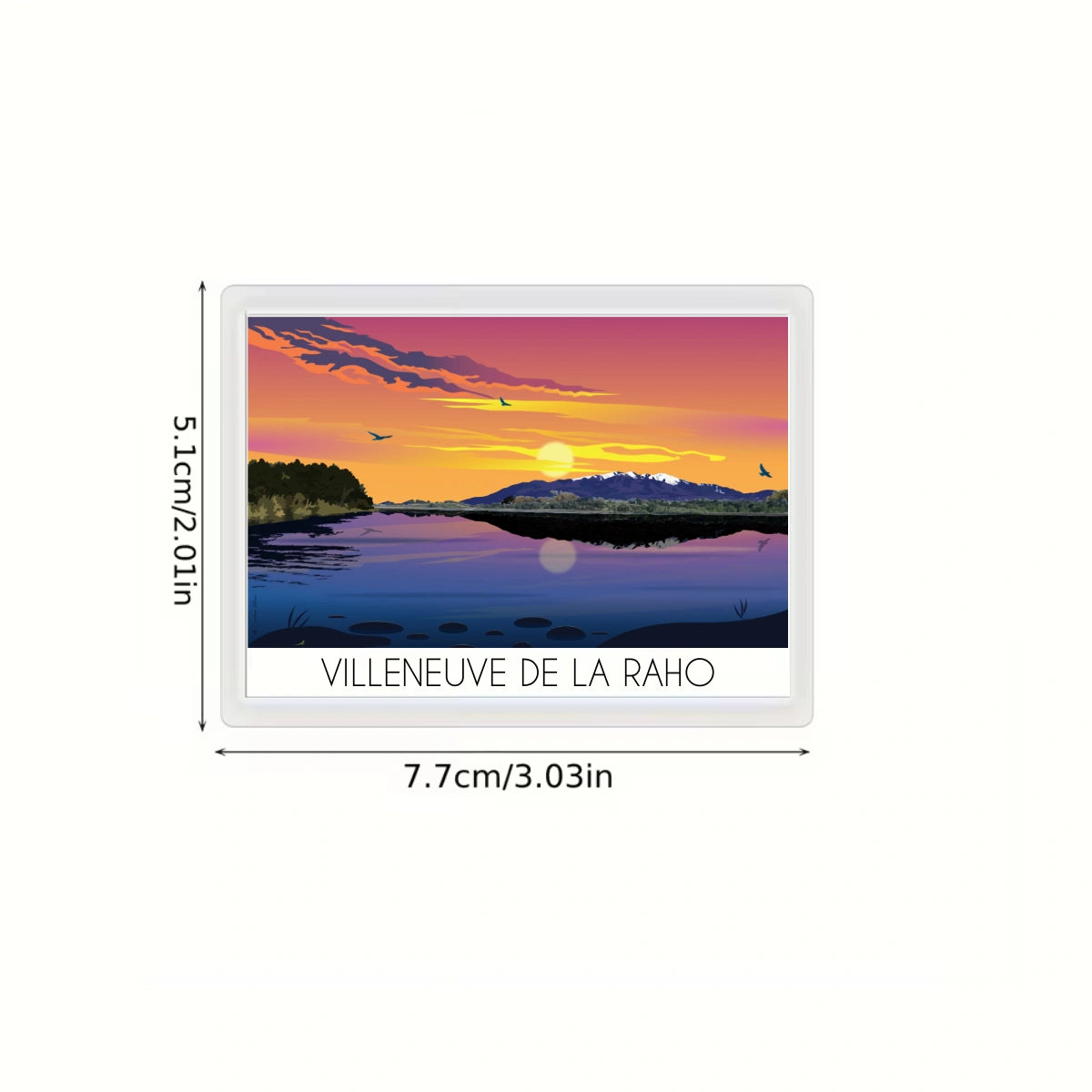 Magnet Lac de Villeneuve-de-la-Raho