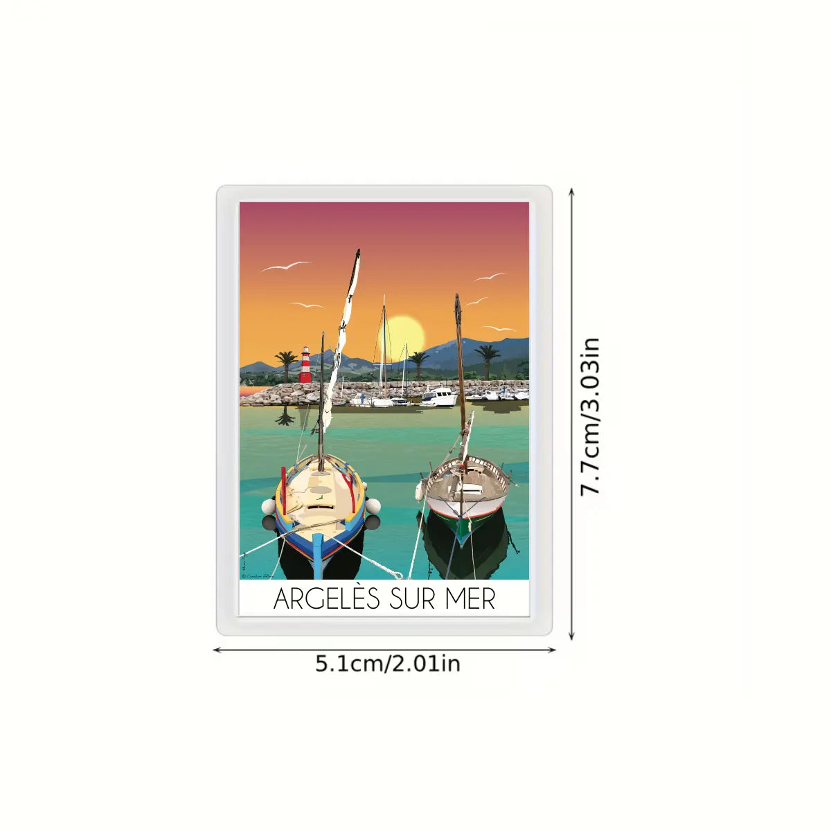 Dimensions de l'aimant pour frigo argeles sur mer