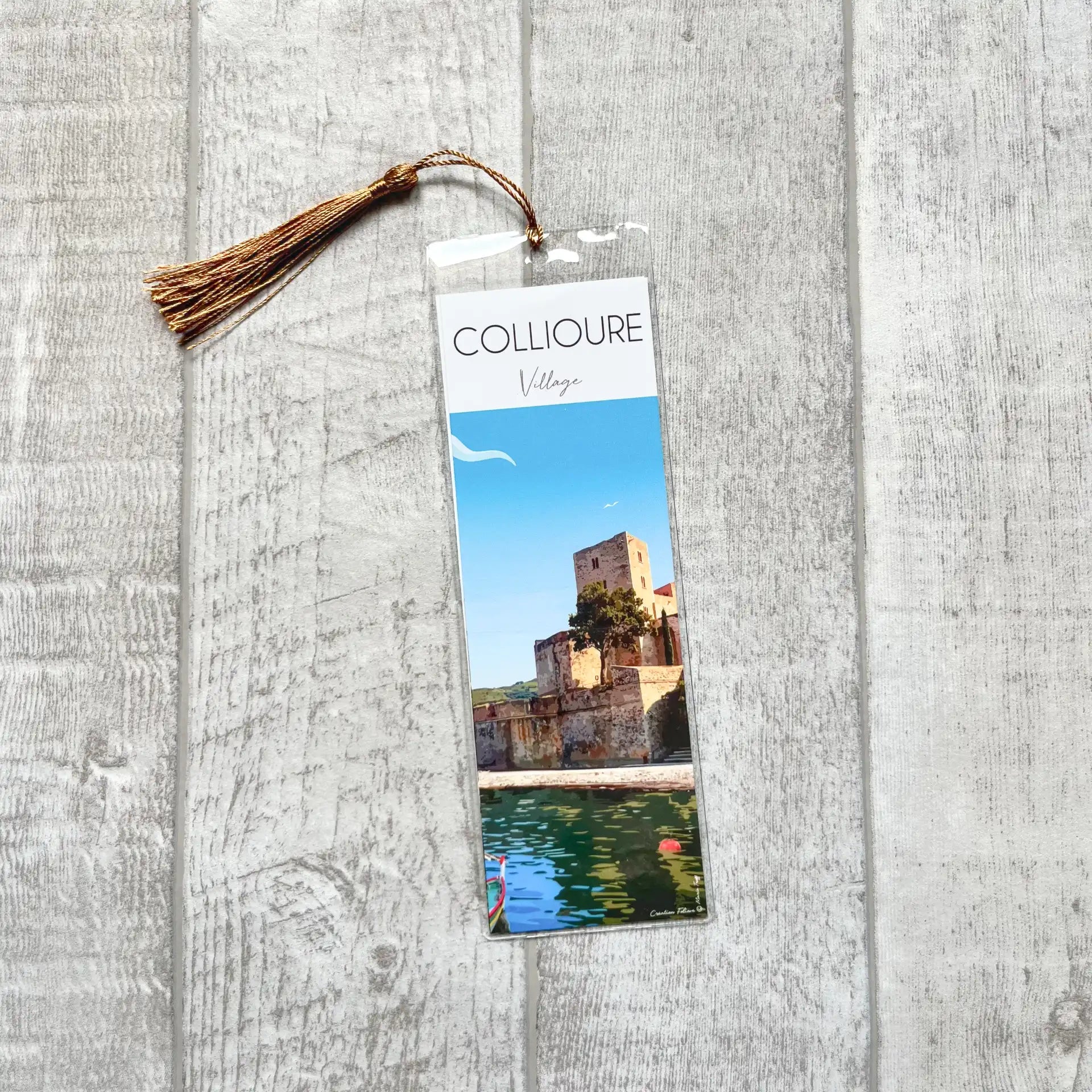 marque page souvenir de collioure