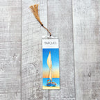 Marque-pages Barque Catalane bleue