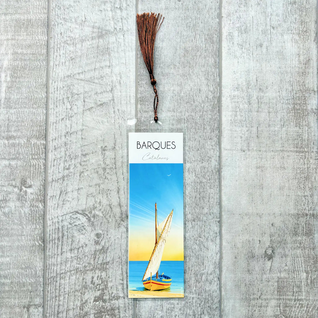 Marque-pages Barque Catalane jaune