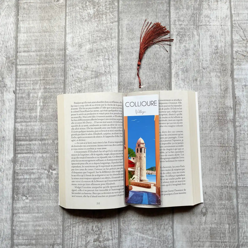 Marque-page Collioure clocher