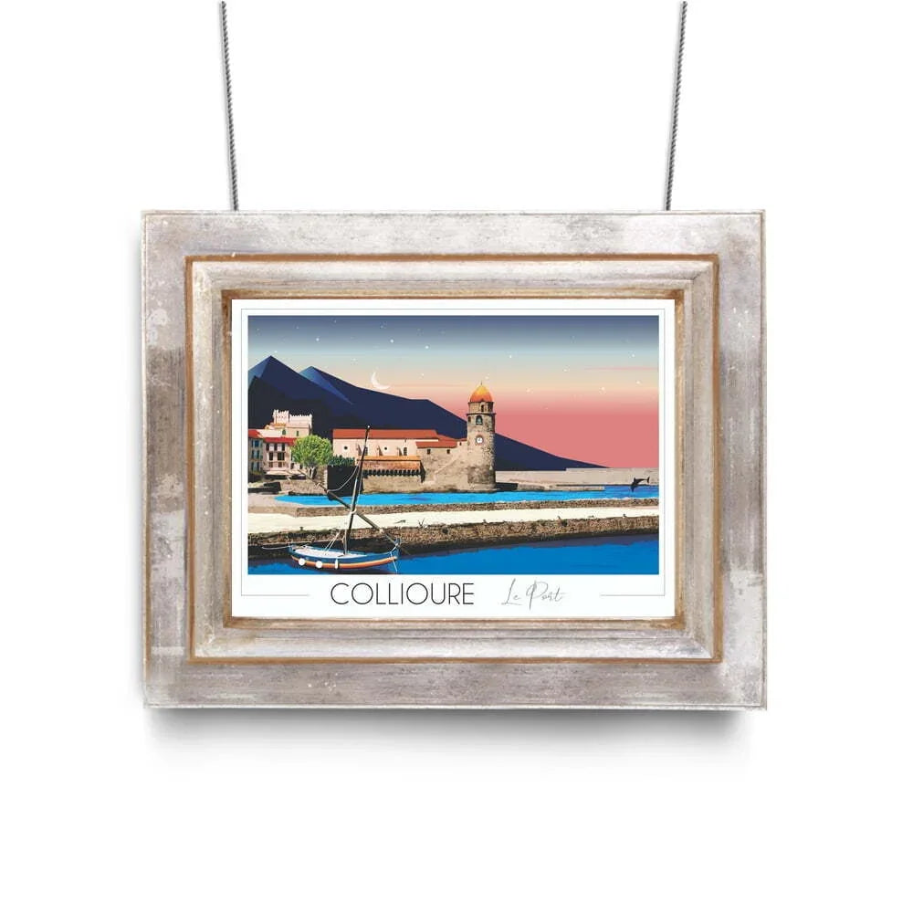Affiche Collioure Plage