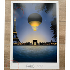 Affiche Paris 2024 Vasque Olympique | Imparfaite 50x70 cm