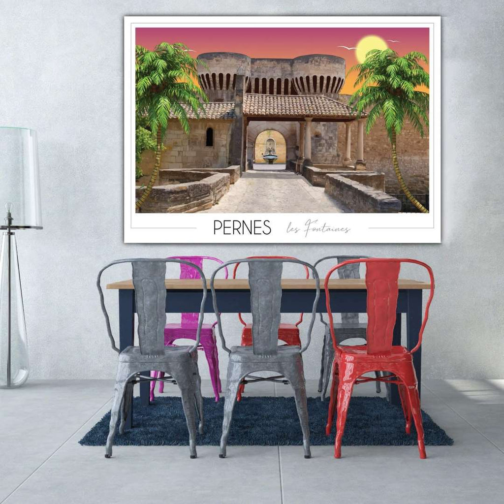 Affiche Pernes-les-Fontaines – Porte Notre-Dame