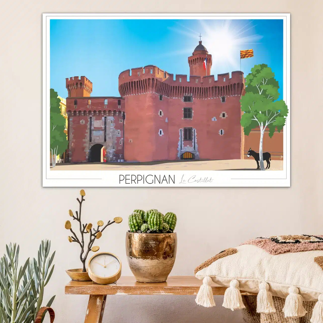Affiche Perpignan Castillet