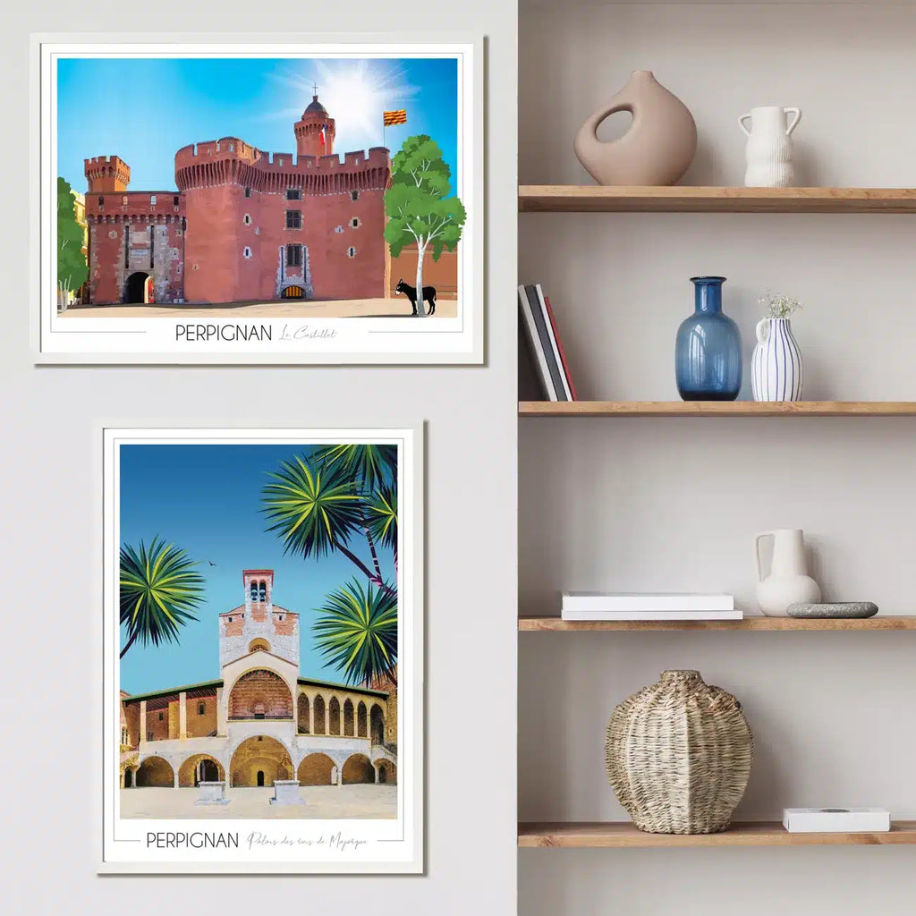 Affiche Perpignan Castillet