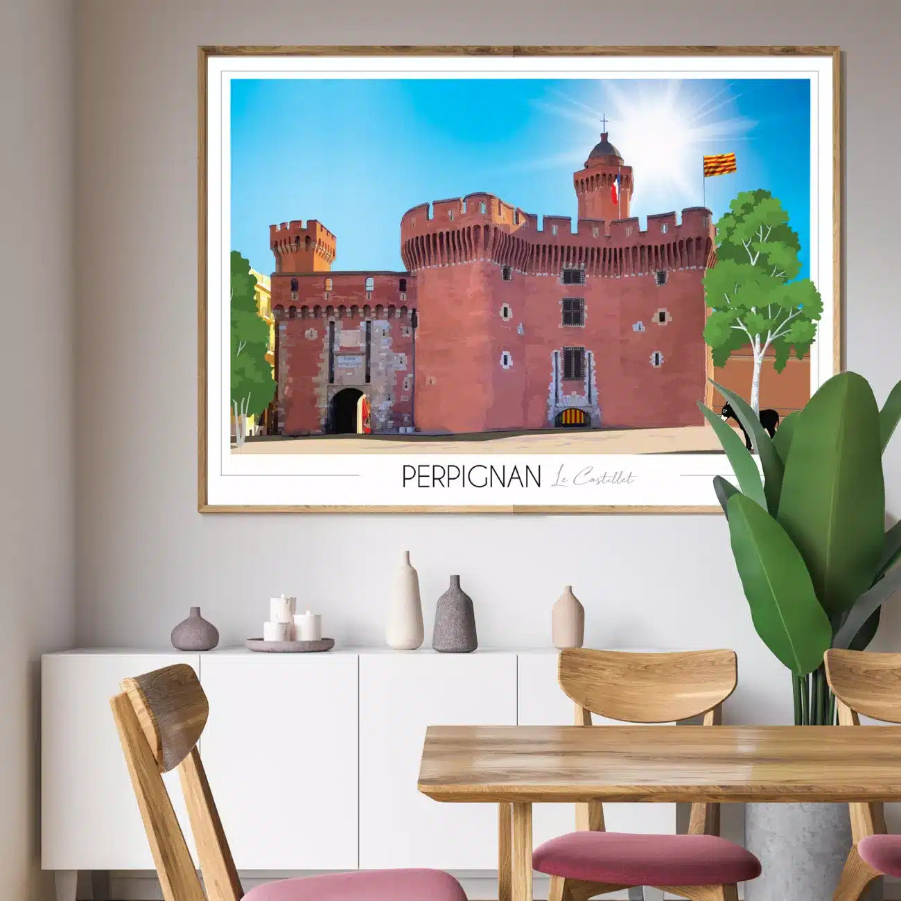 Affiche Perpignan Castillet