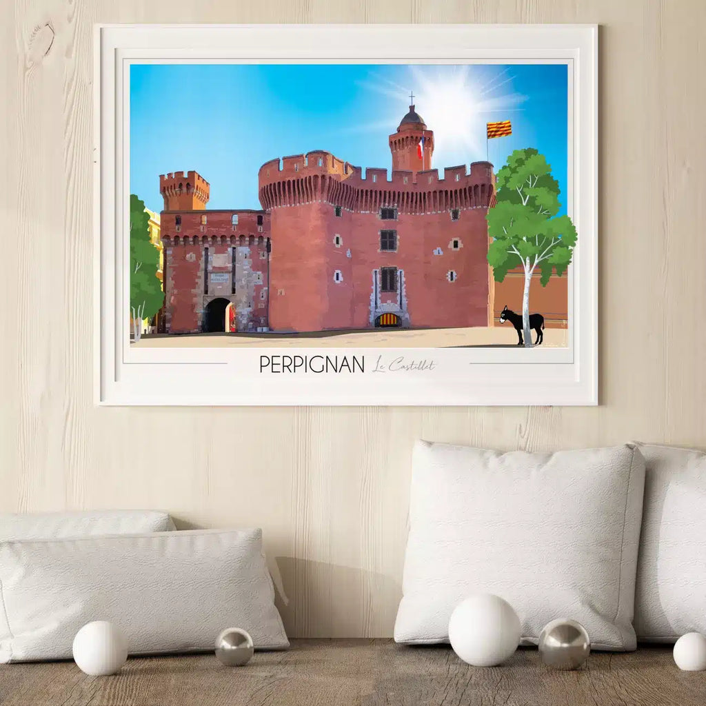 Affiche Perpignan Castillet