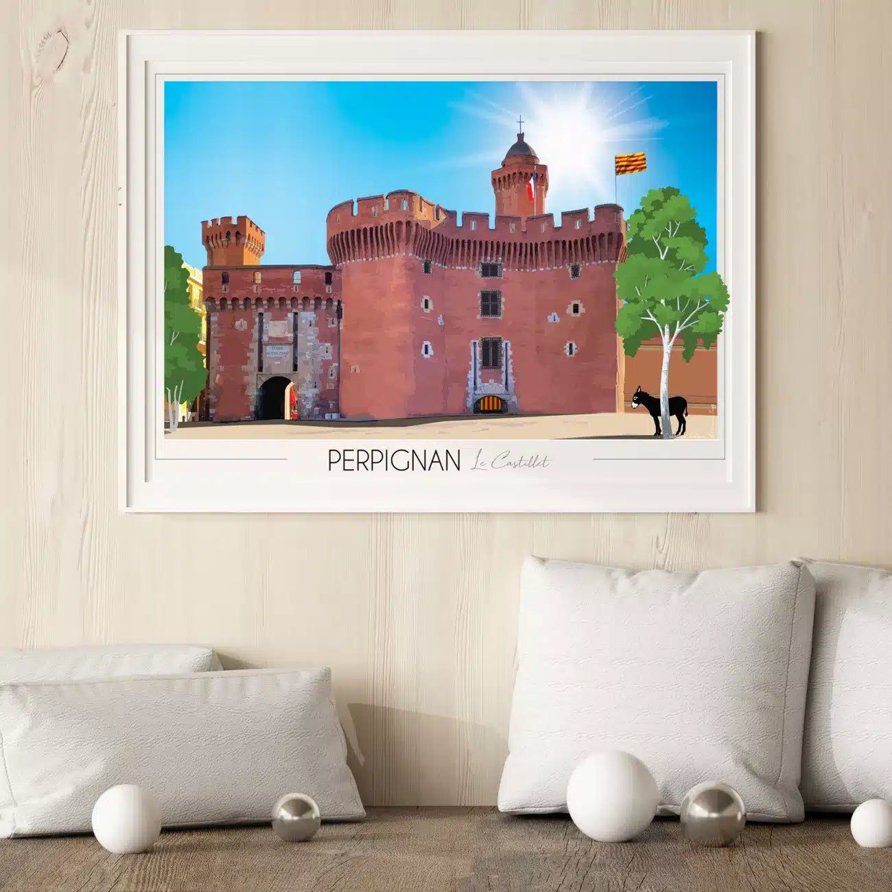 Affiche Perpignan Castillet