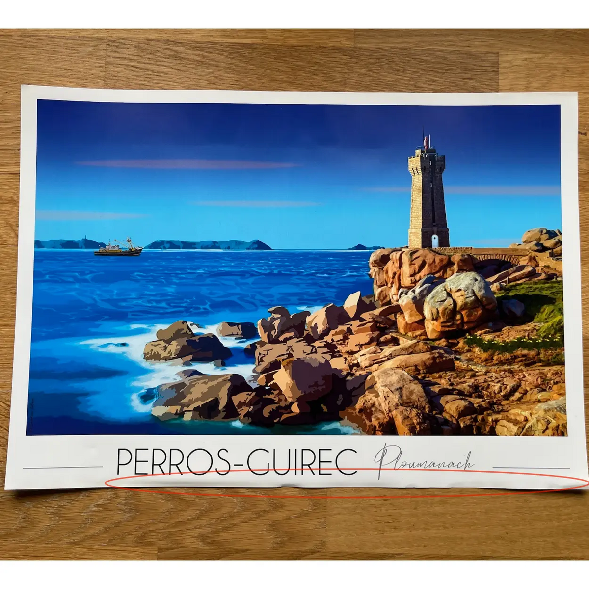 Affiche de Perros Guirec | Imparfaite 30x42 cm