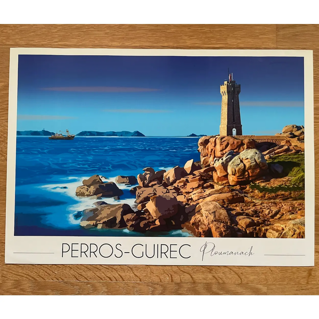 Affiche de Perros Guirec | Imparfaite 30x42 cm