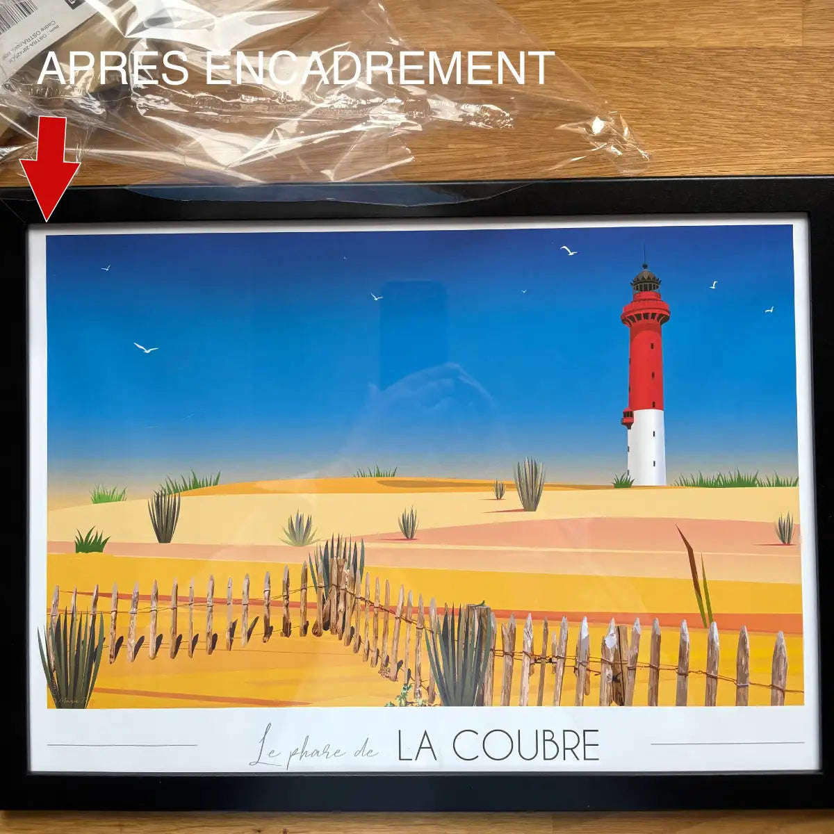Affiche Phare de la Coubre (édition imparfaite 30x42cm)
