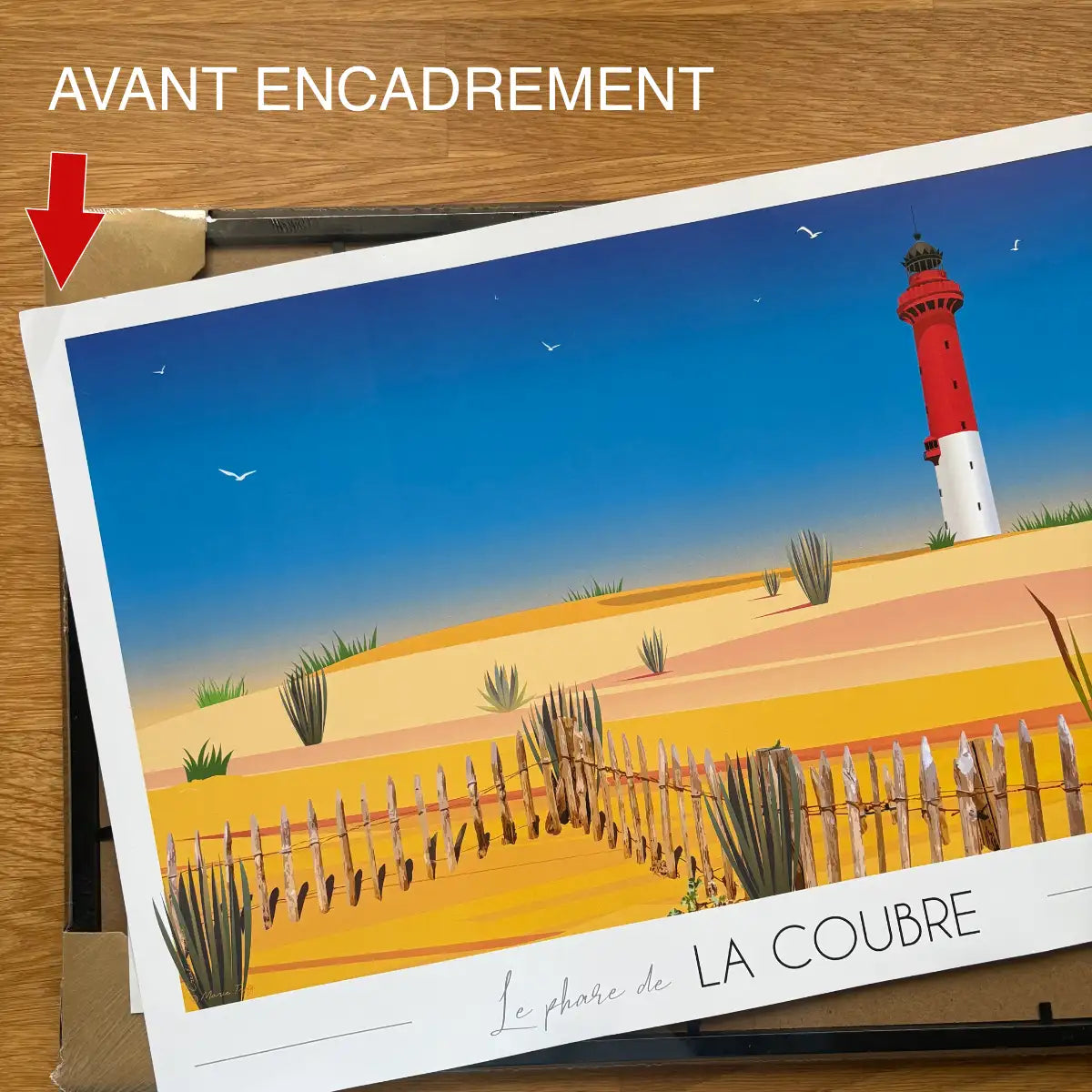 Affiche Phare de la Coubre (édition imparfaite 30x42cm)