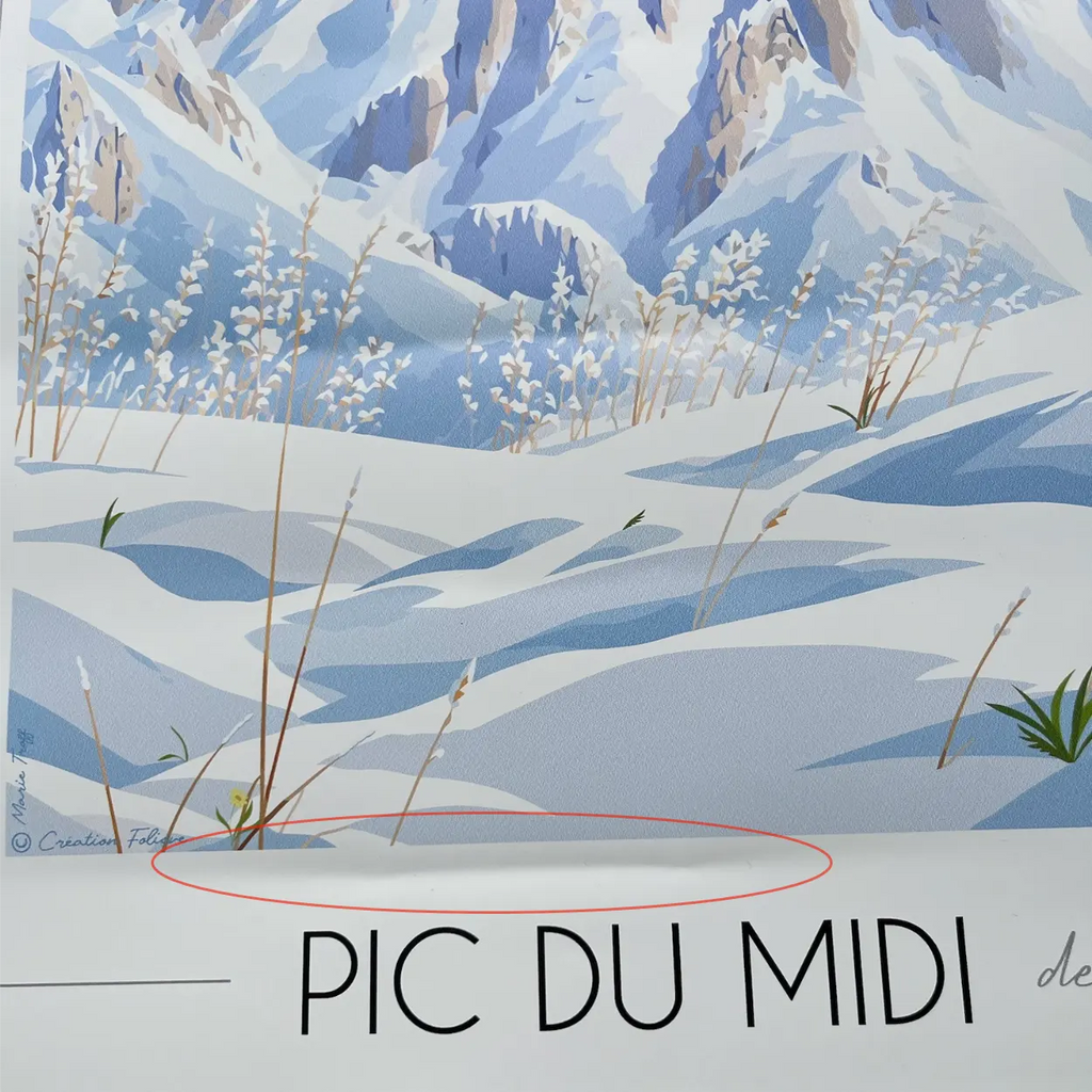 Affiche Pic du Midi de Bigorre Hiver | Imparfaite 50x70 cm