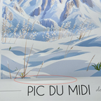 Affiche Pic du Midi de Bigorre Hiver | Imparfaite 50x70 cm
