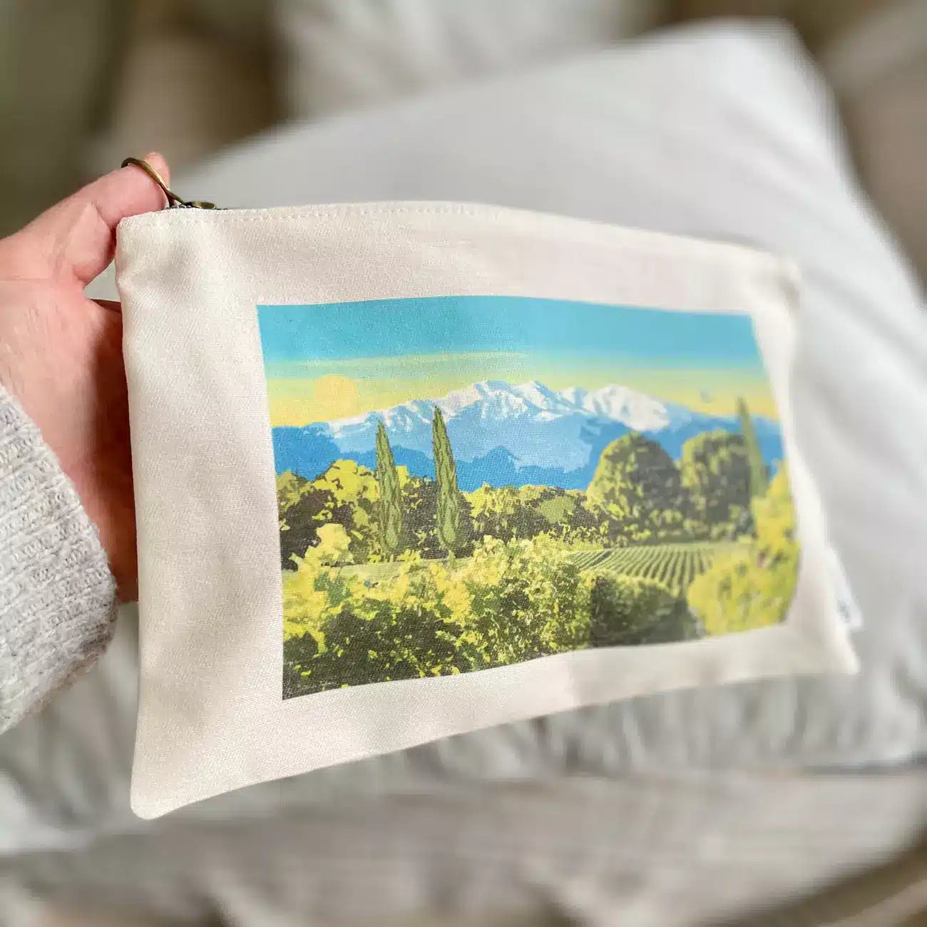 Pochette en tissu Canigou