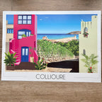 Affiche Collioure Quartier du Mouré (édition imparfaite 50x70 cm)