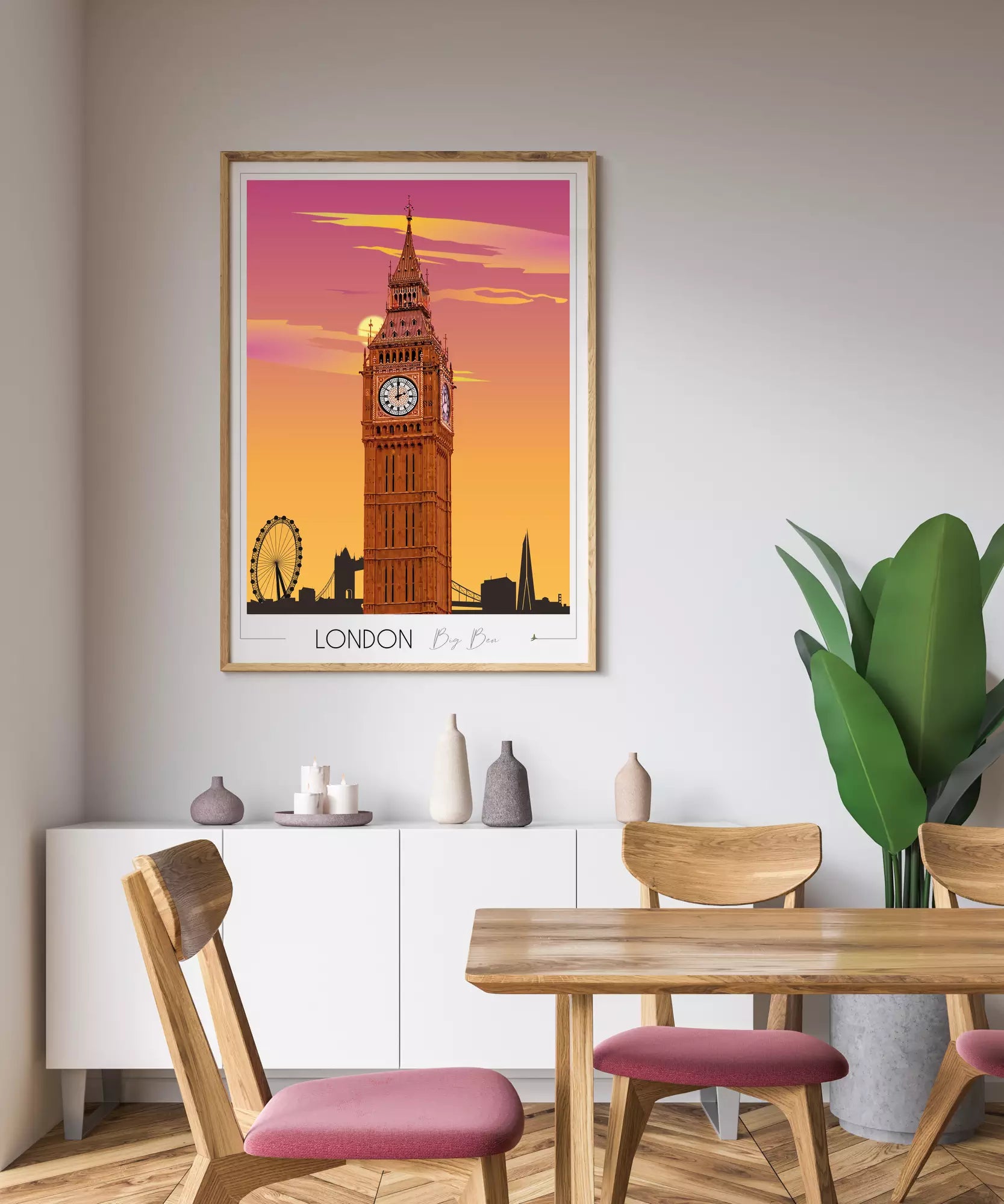 Affiche Londres Big Ben