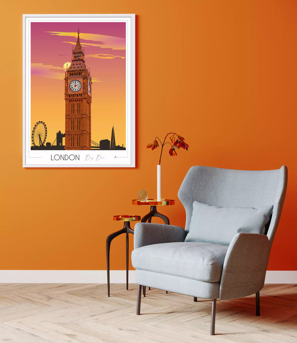 Affiche Londres Big Ben