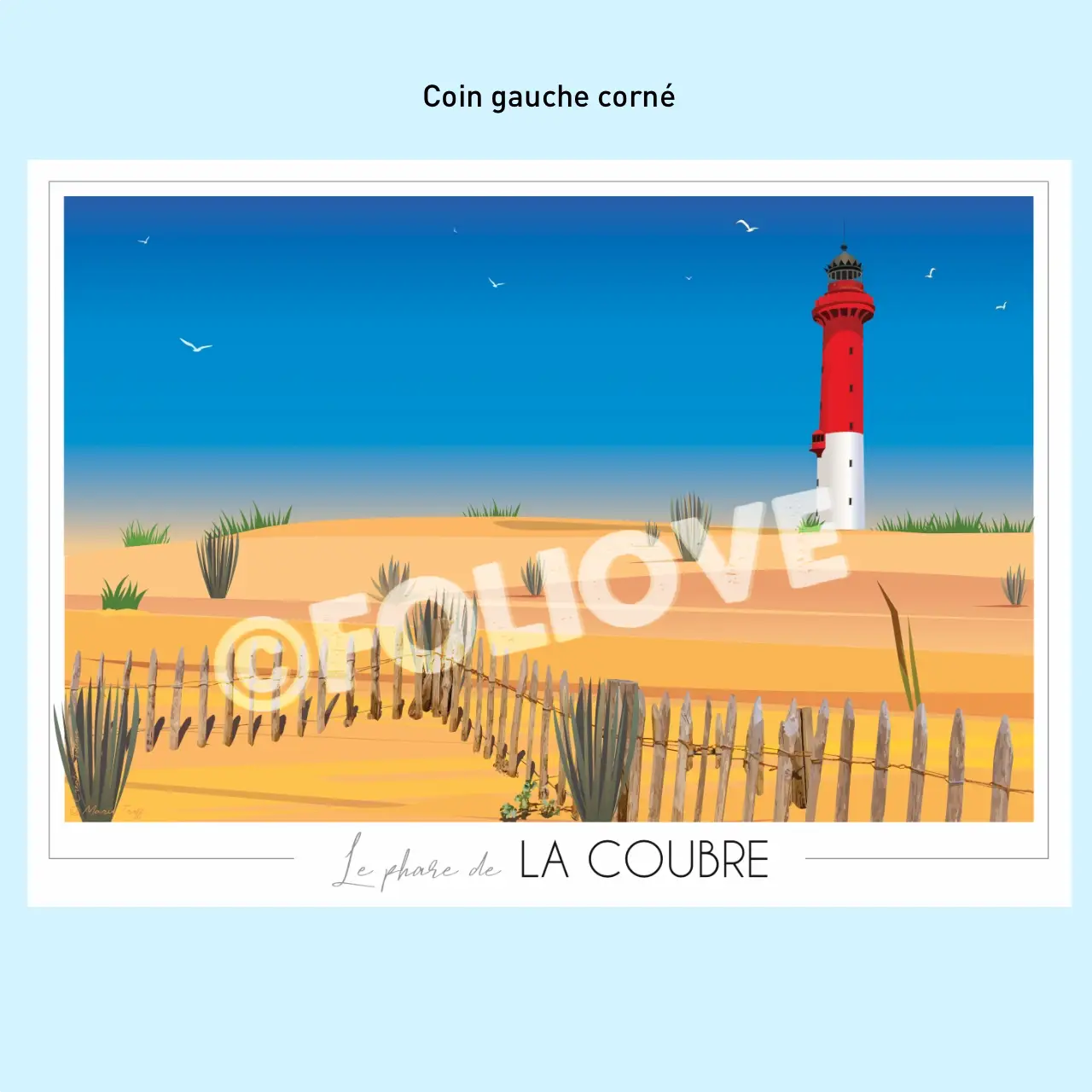 Affiche Phare de la Coubre (édition imparfaite 30x42cm)