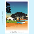 Affiche Le Racou - Argelès sur Mer | Imparfaite 30x42 cm