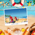 Affiche Sainte-Marie La Mer plage