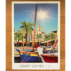Affiche Sanary-sur-Mer | Imparfaite 30x42 cm