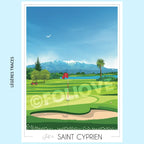 Affiche Golf de Saint-Cyprien | Imparfaite 50x70 cm