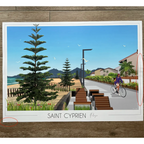 Affiche Saint-Cyprien Maillol | Imparfaite 50x70 cm