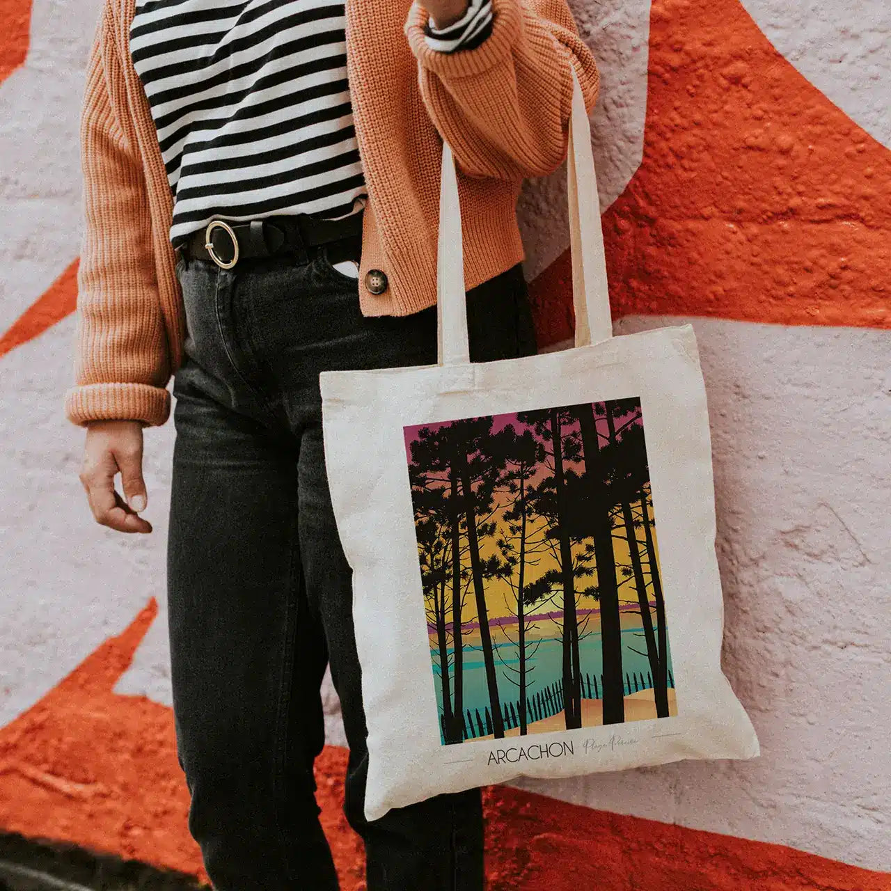 Tote Bag Plage Pereire - Arcachon