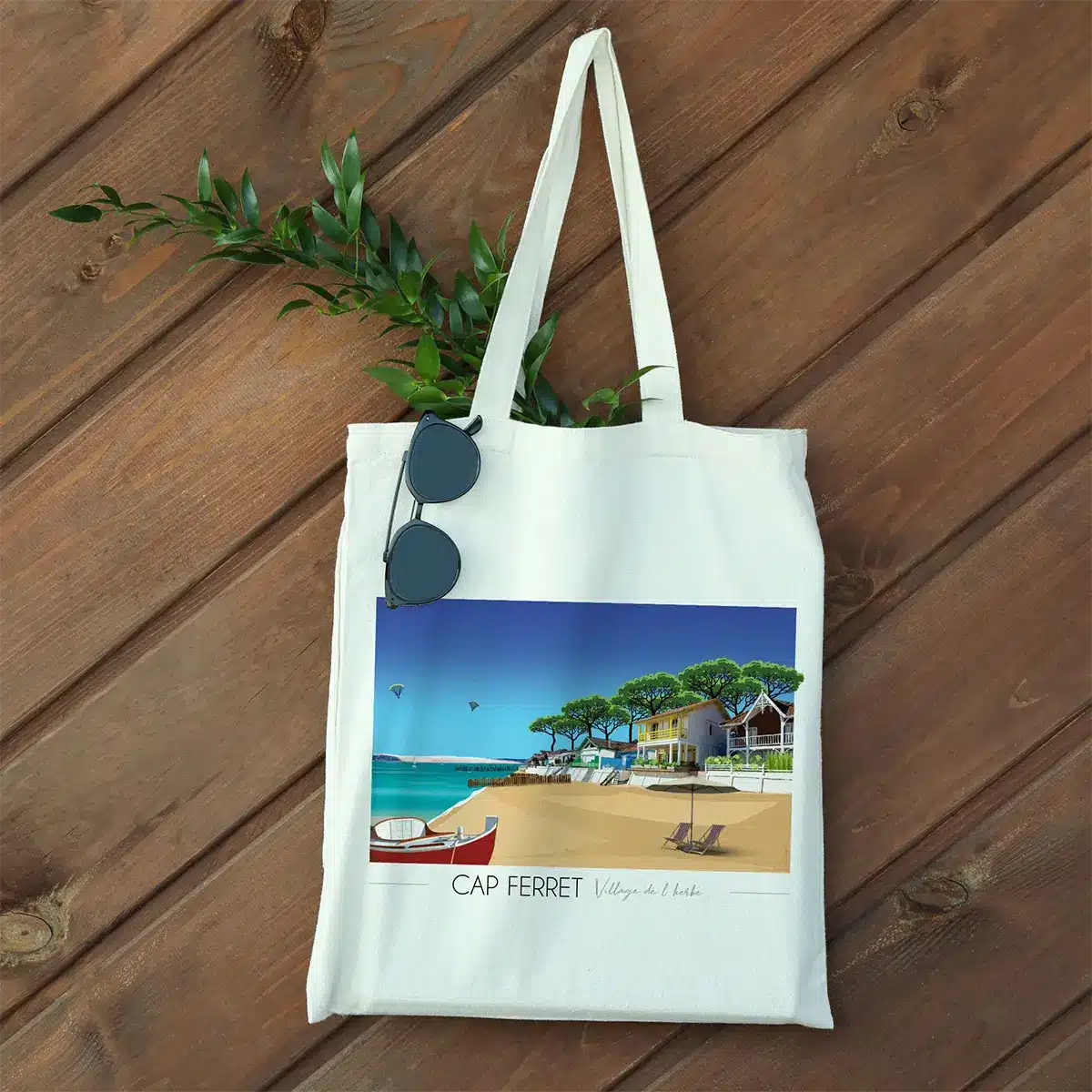 Tote Bag Cap Ferret Village de l’Herbe