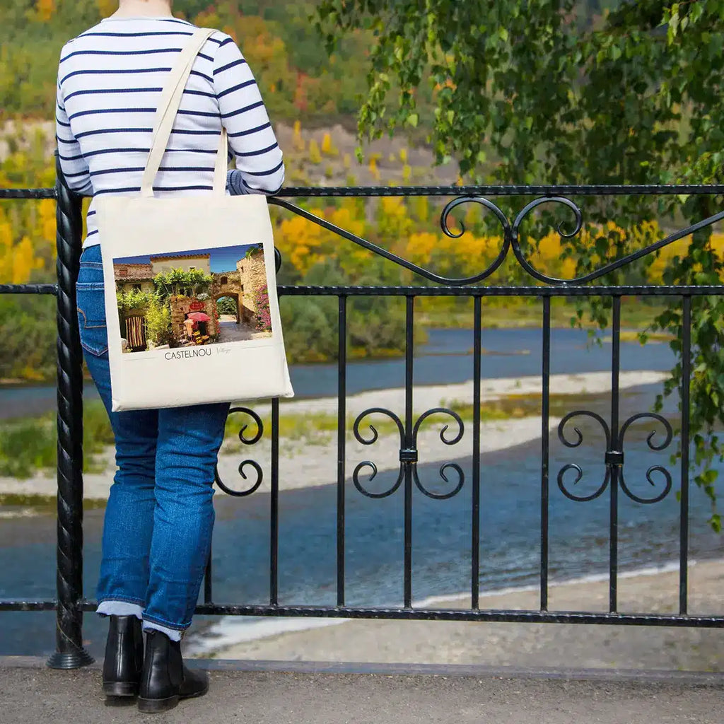 Tote Bag Castelnou Village